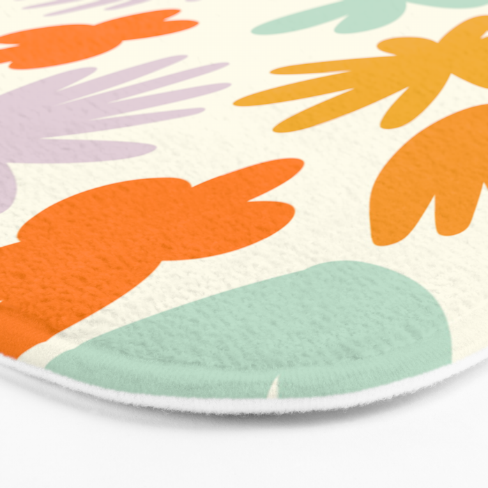 Mod Spring Flowers Bath Mat Gallery Image 3