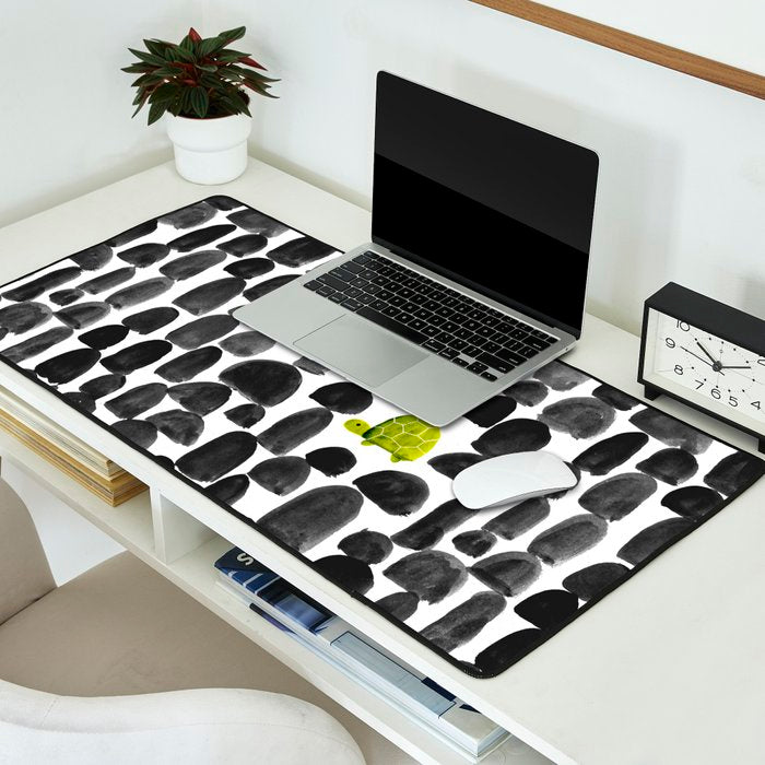Turtle in Stone Garden Desk Mat Gallery Image 2