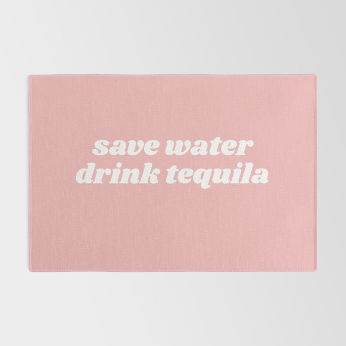 save water drink tequila Rug Gallery Image 2