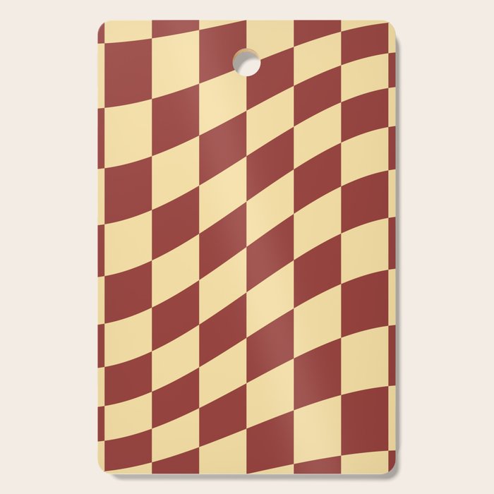 Wavy Rust x Buttercream Cutting Board Gallery Image 1