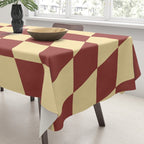 Wavy Rust x Buttercream Tablecloth Gallery Image 3