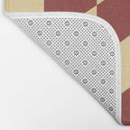 Wavy Rust x Buttercream Bath Mat Gallery Image 2
