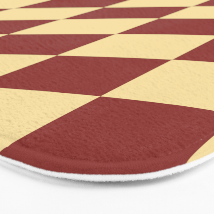 Wavy Rust x Buttercream Bath Mat Gallery Image 3