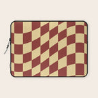 Wavy Rust x Buttercream Laptop Sleeve Gallery Image 1