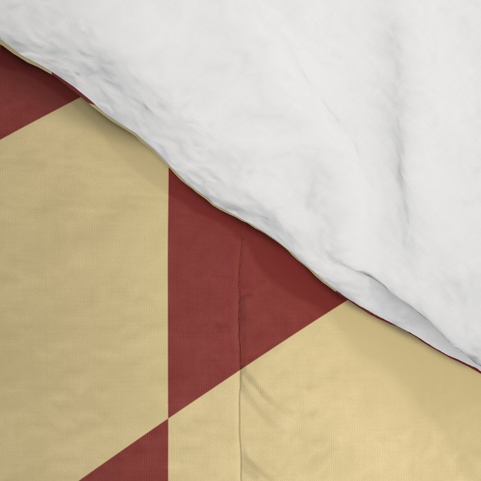 Wavy Rust x Buttercream Comforter Gallery Image 4
