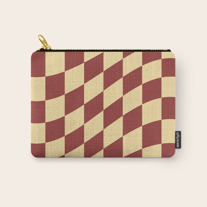 Wavy Rust x Buttercream Carry All Pouch Gallery Image 1