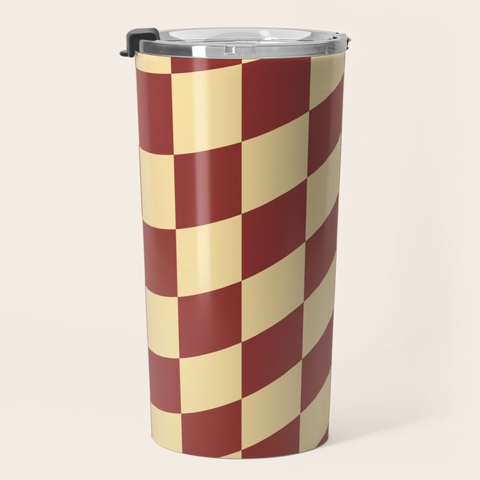 Wavy Rust x Buttercream Travel Mug Gallery Image 3
