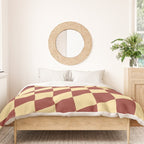 Wavy Rust x Buttercream Duvet Cover Gallery Image 3