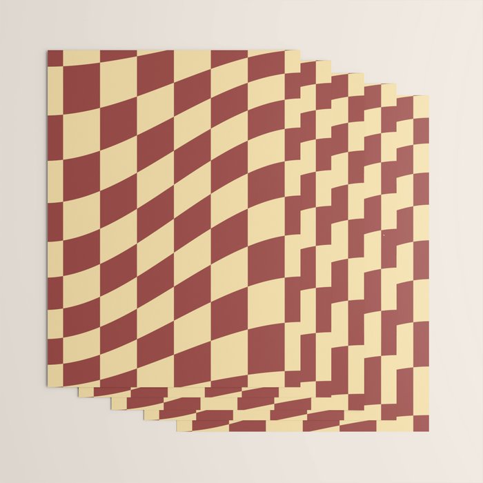 Wavy Rust x Buttercream Wrapping Paper Gallery Image 3