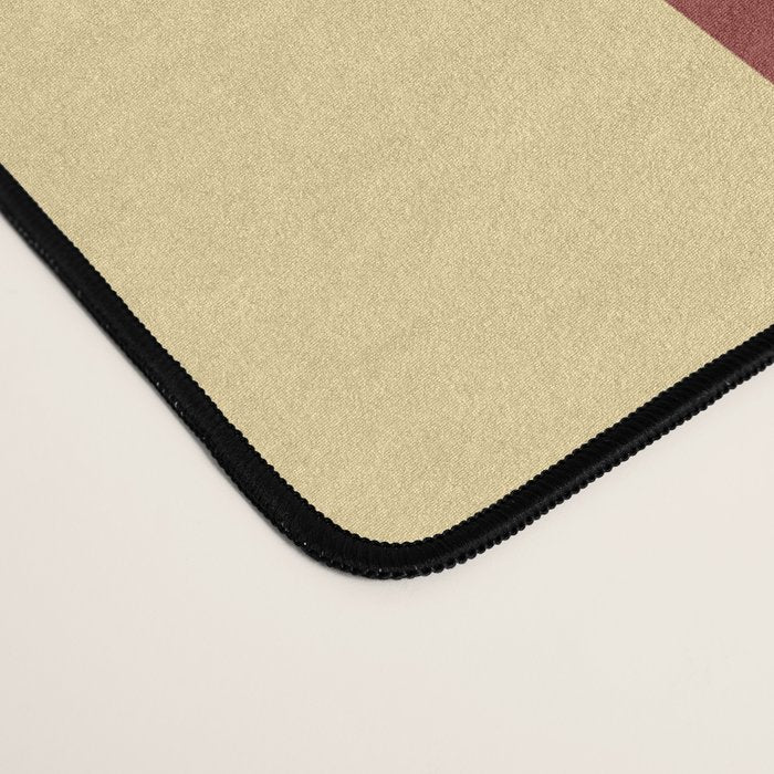 Wavy Rust x Buttercream Desk Mat Gallery Image 4