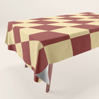 Wavy Rust x Buttercream Tablecloth Gallery Image 1