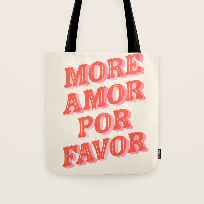 More Amor Tote Bag Gallery Image 1