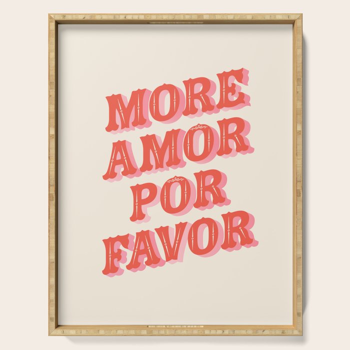 More Amor Serving Tray Gallery Image 1