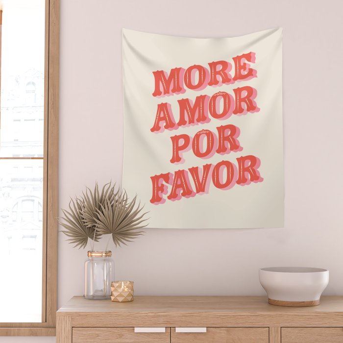 More Amor Wall Tapestry Gallery Image 2