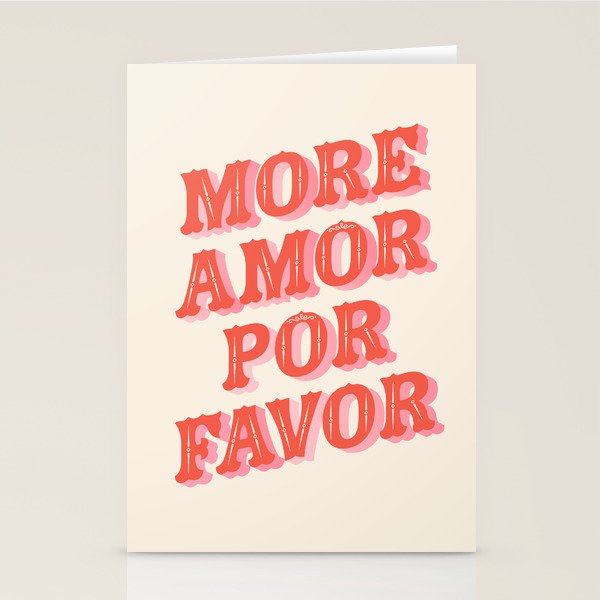 More Amor Stationery Card Gallery Image 2