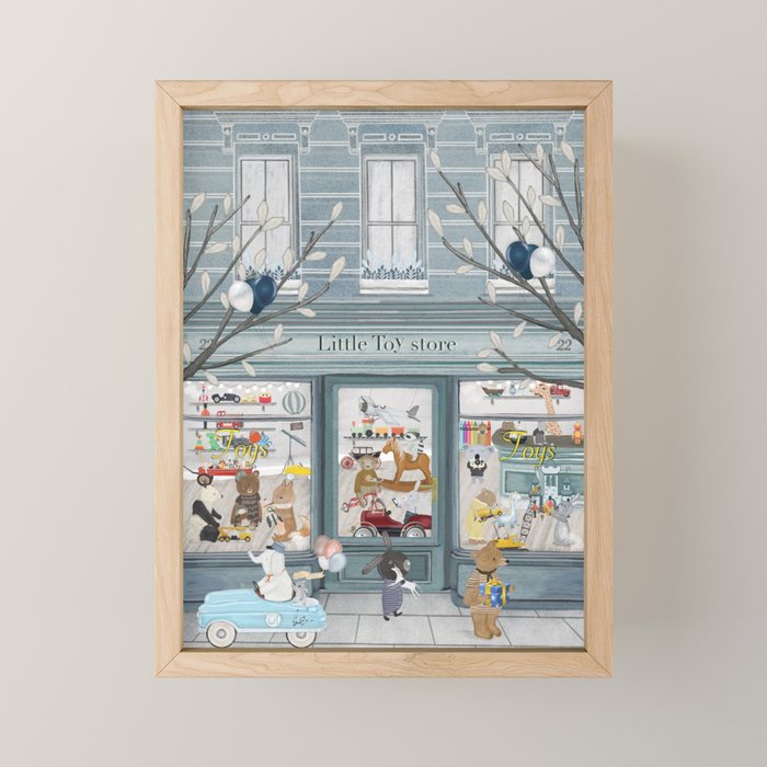 little toy store Mini Art Print Gallery Image 1