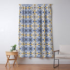 Geometric modern tile B Window Curtain Gallery Image 5
