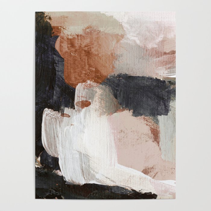 Earthly Abstract Poster Gallery Image 1