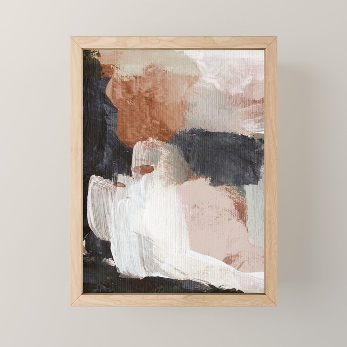 Earthly Abstract Mini Art Print Gallery Image 1