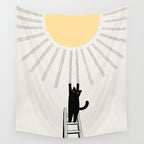 Cat Landscape 198: Making Sunshine Wall Tapestry Gallery Image 4