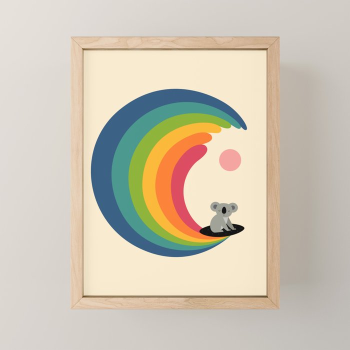 Dream Surfer Mini Art Print Gallery Image 1