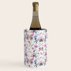 Lilac Butterfly and Flowers Wine Chiller Gallery Image 3