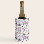 Lilac Butterfly and Flowers Wine Chiller Gallery Image 2