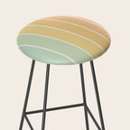 Gradient Arch XIV Pastel Mid Century Modern Rainbow Stool Gallery Image 2