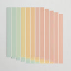 Gradient Arch XIV Pastel Mid Century Modern Rainbow Wrapping Paper Gallery Image 3