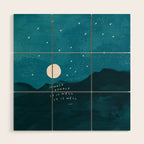 "Inhale Exhale It is Well It Is Well" Wood Wall Art Gallery Image 1