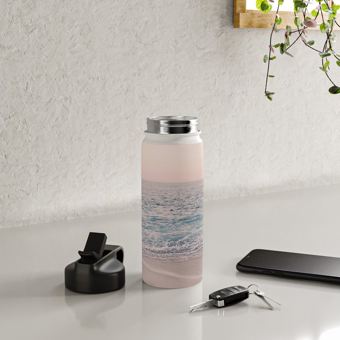 ROSEGOLD BEACH MORNING LANDSCAPE Water Bottle Gallery Image 4