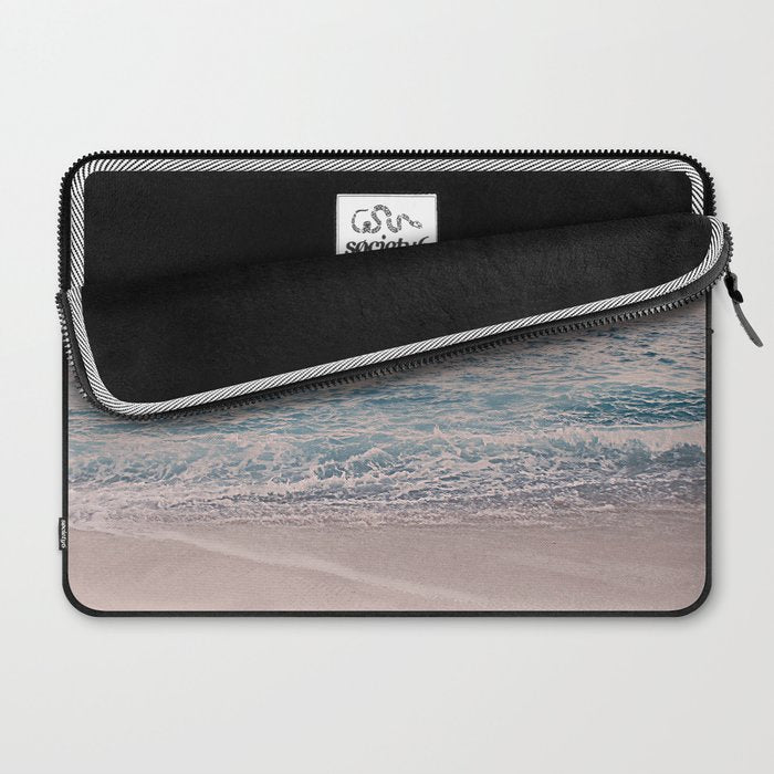 ROSEGOLD BEACH MORNING LANDSCAPE Laptop Sleeve Gallery Image 2