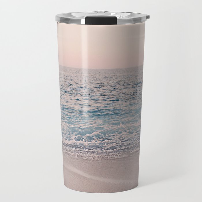 ROSEGOLD BEACH MORNING LANDSCAPE Travel Mug Gallery Image 1