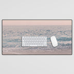 ROSEGOLD BEACH MORNING LANDSCAPE Desk Mat Gallery Image 1