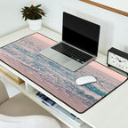 ROSEGOLD BEACH MORNING LANDSCAPE Desk Mat Gallery Image 2