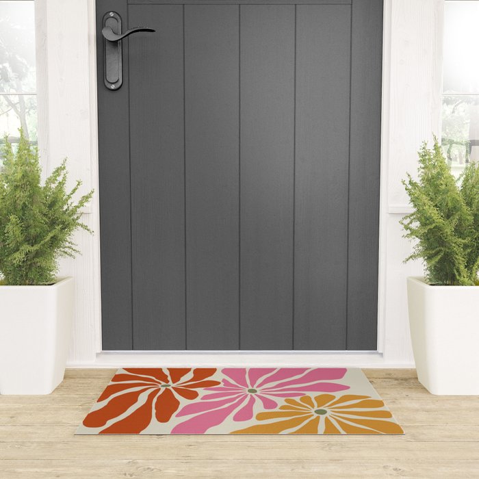 Star flowers 2 Welcome Mat Gallery Image 3