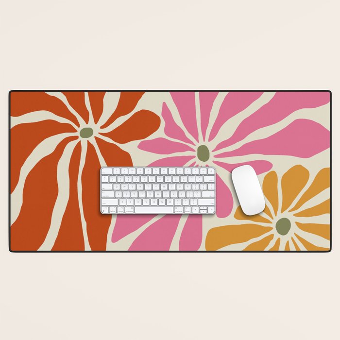 Star flowers 2 Desk Mat Gallery Image 1