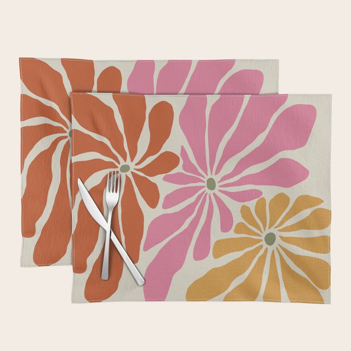 Star flowers 2 Placemat Gallery Image 1