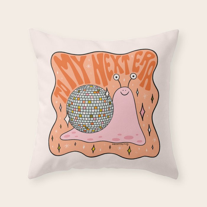 To My Next Era Throw Pillow Gallery Image 6