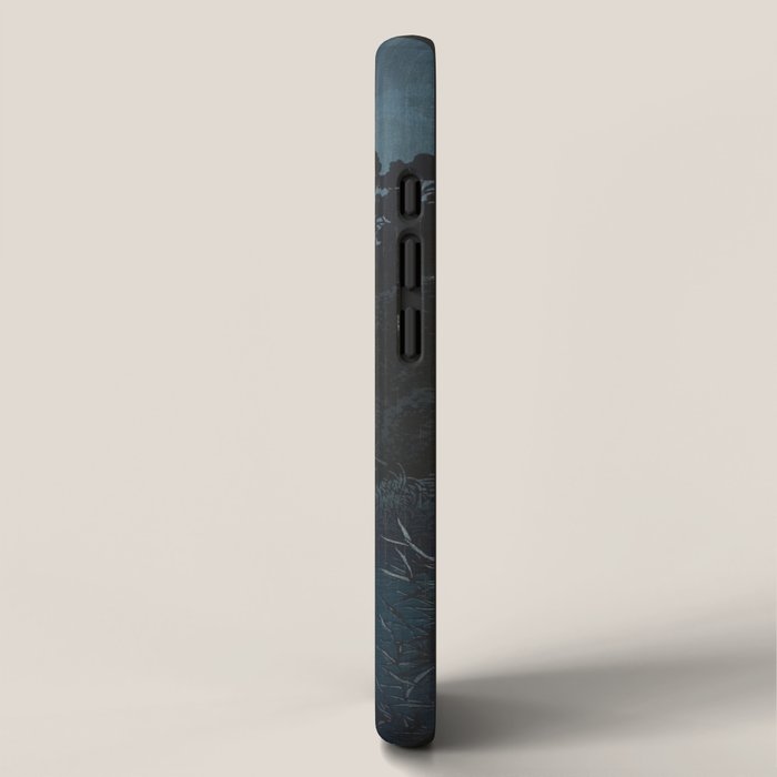 Hasui Kawase, Rain At Omiya, Saitama Prefecture - Vintage Japanese Woodblock Print Art iPhone Case Gallery Image 2