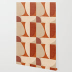 abstract retro shapes earthy 3 Wallpaper Gallery Image 2