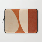 abstract retro shapes earthy 3 Laptop Sleeve Gallery Image 1
