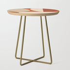 abstract retro shapes earthy 3 Side Table Gallery Image 1