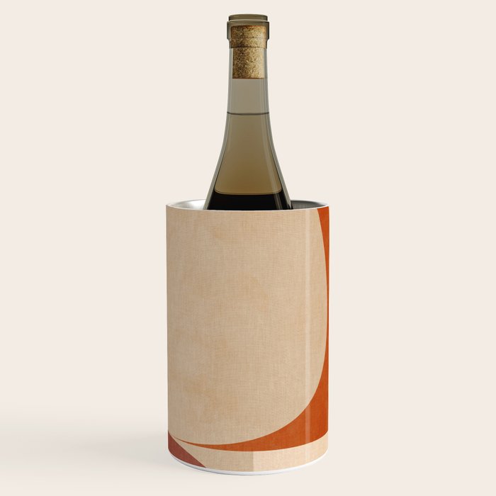 abstract retro shapes earthy 3 Wine Chiller Gallery Image 2