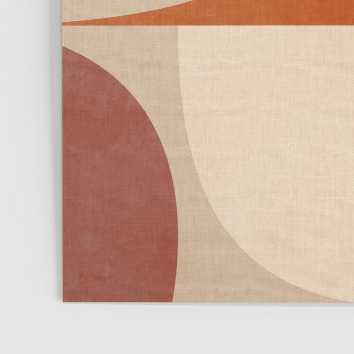 abstract retro shapes earthy 3 Poster Gallery Image 3