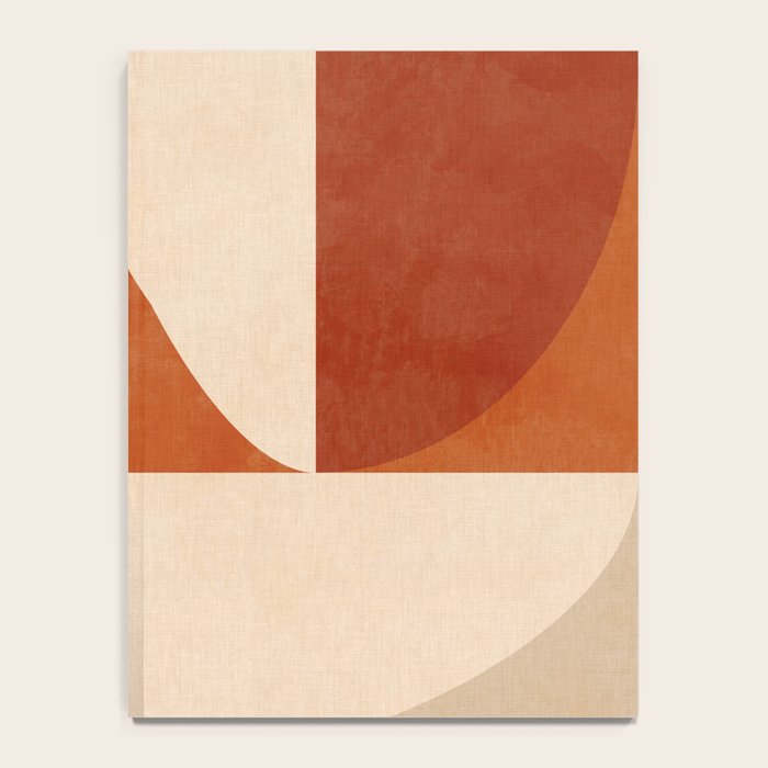 abstract retro shapes earthy 3 Notebook Gallery Image 4