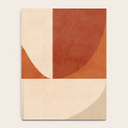 abstract retro shapes earthy 3 Notebook Gallery Image 4