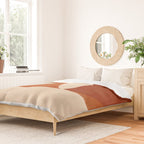 abstract retro shapes earthy 3 Duvet Cover Gallery Image 2