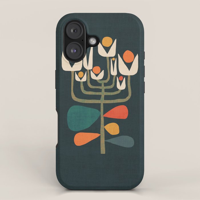 Retro botany iPhone Case Gallery Image 1
