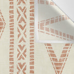 oceania diamond stripes - ginger on cream Wall Tapestry Gallery Image 3
